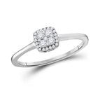 The Radiant Brilliance Diamond Cluster Ring - Splendid Jewellery