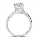 Timeless Beauty: 14kt White Gold Round Diamond Solitaire Bridal Wedding Engagement Ring 1 Cttw - Splendid Jewellery