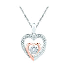 Twinkling Love Affair Diamond Pendant - Splendid Jewellery