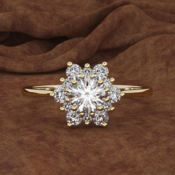 Vintage Inspired Cubic Zirconia Ring - Splendid Jewellery