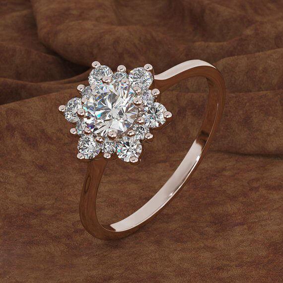 Hiyong Women Wedding Ring Set White Gold Cubic India | Ubuy