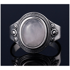 Vintage Natural Rose Quartz Ring For Her - Splendid Jewellery