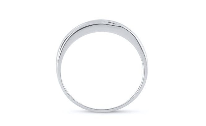Wedding Collection |10k White Gold Round Diamond Wedding Single Row Band Ring 1/4 Cttw - Splendid Jewellery