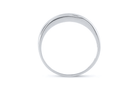 Wedding Collection |10k White Gold Round Diamond Wedding Single Row Band Ring 1/4 Cttw - Splendid Jewellery