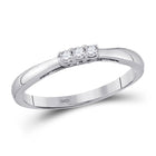 Eternal Love Diamond Trio Wedding Ring Top View from Splendid Jewellery