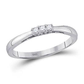 Eternal Love Diamond Trio Wedding Ring Top View from Splendid Jewellery
