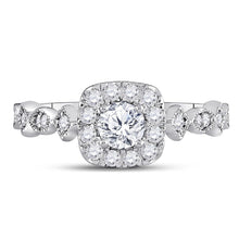 Load image into Gallery viewer, 14kt Dual-Tone Gold Diamond Solitaire Bridal Wedding Ring - A Radiant Union of Elegance and Luxury Side View 2 from Splendid Jewellery