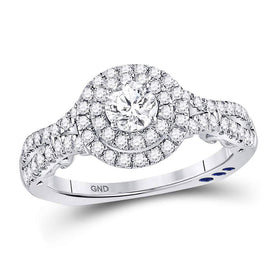 Ethereal Brilliance: 1 Carat Round Diamond Solitaire Bridal Wedding Engagement Ring - Alternate view 1 from Splendid Jewellery