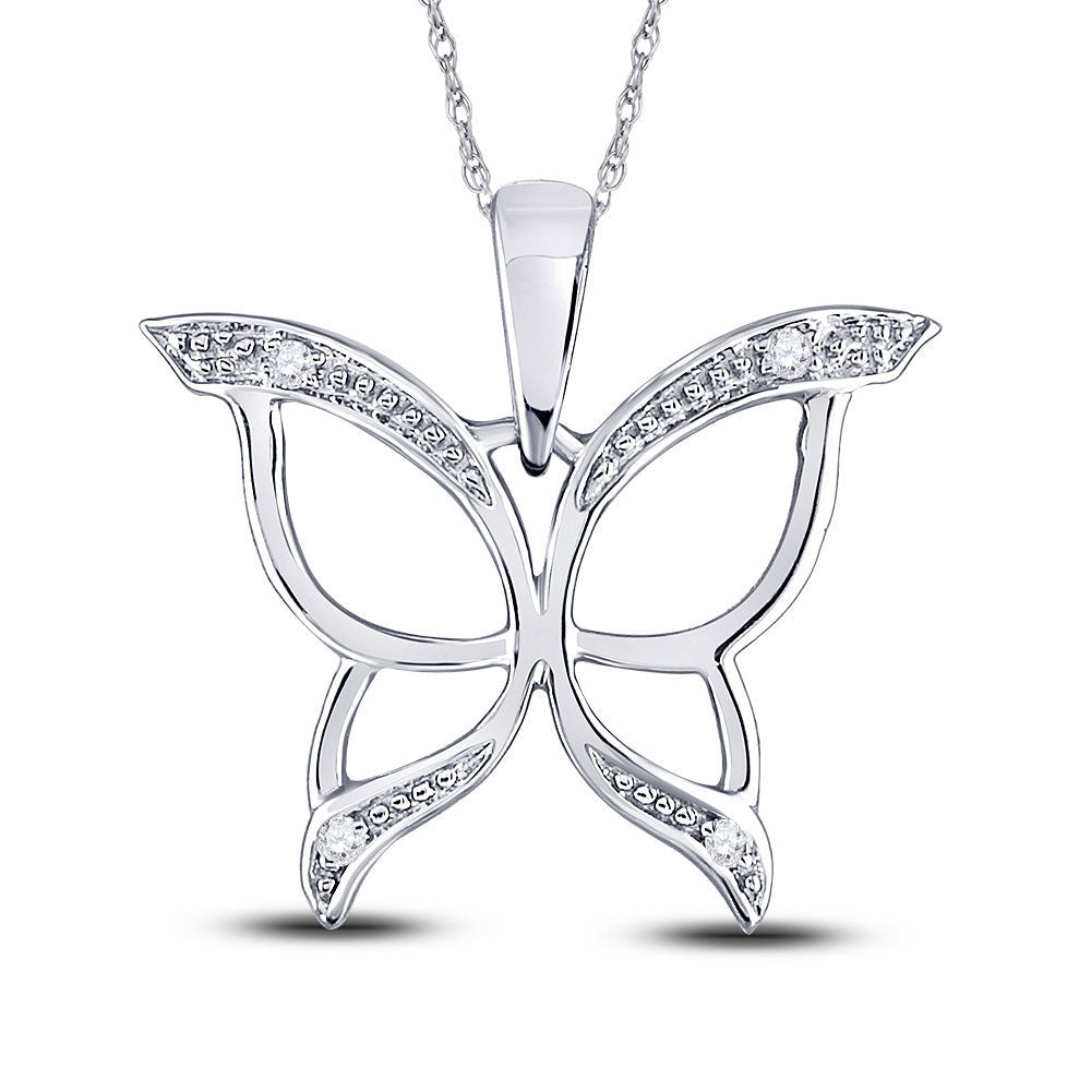 Whimsical Wings Diamond Pendant - Splendid Jewellery