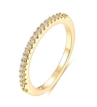 Load image into Gallery viewer, White Gold Plated Trendy 925 sterling silver stackable ring Splendid Jewellery