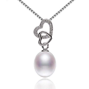 White Natural Freshwater Pearl Pendant Splendid Jewellery