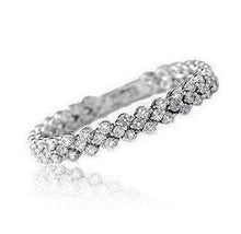 Load image into Gallery viewer, Zircon Crystal Sterling Silver Bracelet - Splendid Jewellery