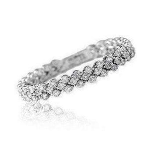 Zircon Crystal Sterling Silver Bracelet Splendid Jewellery